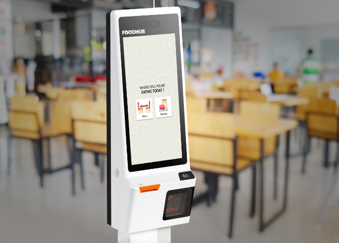 Self service takeaway kiosk for quick and easy ordering